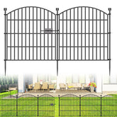 Bilibompa 10 panel no dig gate fence protects garden beds and simplifies setup.