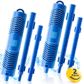 Bilinavy spa mineral sticks installed in a blue hot tub filter for clearer water.
