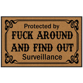 BinHang front door mat 30x18 closeup shows durable surface ideal for high-traffic entrances.