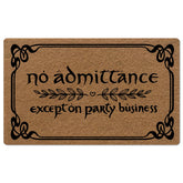 BinHang indoor doormat with a low-profile front view for smooth door clearance.