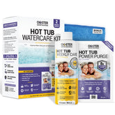 Bio Ouster 3in1 Weekly Cleaner bottle for crystal-clear spa water.