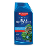 BioAdvanced 12 Month Tree Protect & Feed bottle ready for year-long protection.