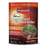BioAdvanced 24 Hour Lawn Insect Killer granules ready for outdoor use, fast-acting protection.