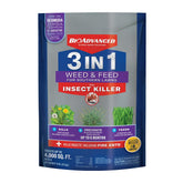 BioAdvanced 3-in-1 weed and feed boosts healthy green growth on Southern lawns.