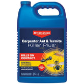 BioAdvanced Carpenter Ant & Termite Killer Plus bottle used for outdoor application.