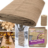 Biobubana burlap fabric roll for gardening and DIY projects