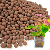BIOMAND LECA pebbles 12qt pack shot — natural, pre-washed balls ready for reuse.