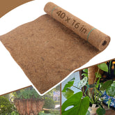 Biotolot coco liner roll 16x40 natural for versatile planter lining and baskets.