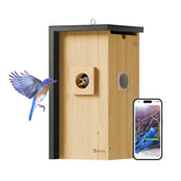 Birdfy bird house entrance hole attracts bluebirds and wrens while deterring predators.