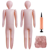 Birheatry 60-inch inflatable body mannequin standing for lifelike costume displays.