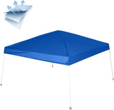 Birodeko slant-leg canopy top in royal blue for outdoor events.