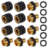 Biswing female quick connector for garden hose with aluminum build and easy attachment.