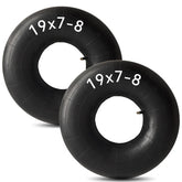 BKBNSJ 19x7-8 inner tube with TR13 valve for mower tires, easy inflation.
