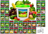 B&KM Farms survival seed kit cover for durable home storage and easy access