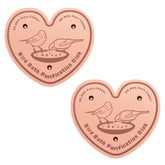 BKMAMLAB heart-shaped purification disk resting in a bird bath for clear water