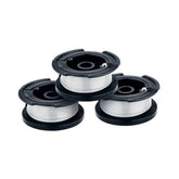 Black+Decker AF1003ZP spool front view with 30 ft of 0.065-in line for easy replacement