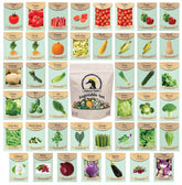 Black Duck Brand seed set with 43 packets for a diverse garden plan