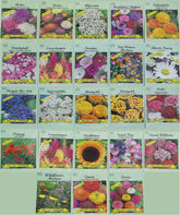 Black Duck Brand Valley Greene seed packets front view for organized planting.