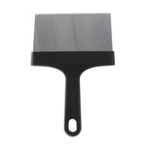 Blackstone griddle scraper with a long handle for safe, easy cleaning