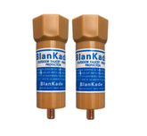 BlanKade outdoor faucet freeze protector with brass body for durable winter protection.