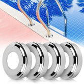Blasoul universal fit pool ladder escutcheon cover over bolts for a seamless look