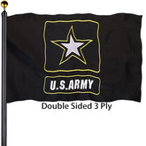 Bleshope US Army flag 3x5 outdoor double-sided display for clear exterior visibility