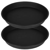 Bleuhome 14-inch plant saucer top view showing large capacity and spill control.