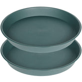 Bleuhome 12-inch bird bath bowl in green, ideal for attracting garden birds