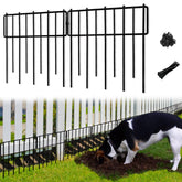 Blingluck animal barrier fence showing 1.26 inch gap for rabbit and pet protection