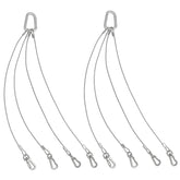 BLLNDX rope hanger 34cm four-hook kit for sturdy grow light mounting.