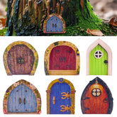 BLLREMIPSUR mini fairy door for tree adds whimsical charm to your garden.