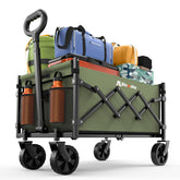 Blomoba collapsible wagon assembled for easy transport and storage