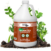 Bloom City Organic Worm Tea Concentrate bottle, ready to nourish indoor and outdoor plants.