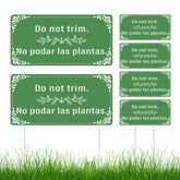 BLSUREFYX Do Not Trim sign, 12.6 by 6.3 inches, durable outdoor use.