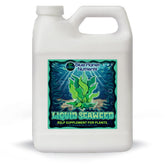 Blue Planet Nutrients liquid kelp bottle promotes root vigor and lush foliage.