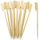 BLUE TOP bamboo paddle picks in a 6 inch size for easy handling and snack assembly.