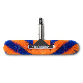 Blue Torrent Pumps GoRound 360 Pro Pool Brush front view showing 18-inch cleaning width.