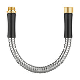 BlueGarden short metal hose 1ft connector ready for reel setups and leak-free connections.