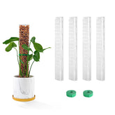Bluepro 15-inch moss pole 4-pack supports climbing plants for upright growth.