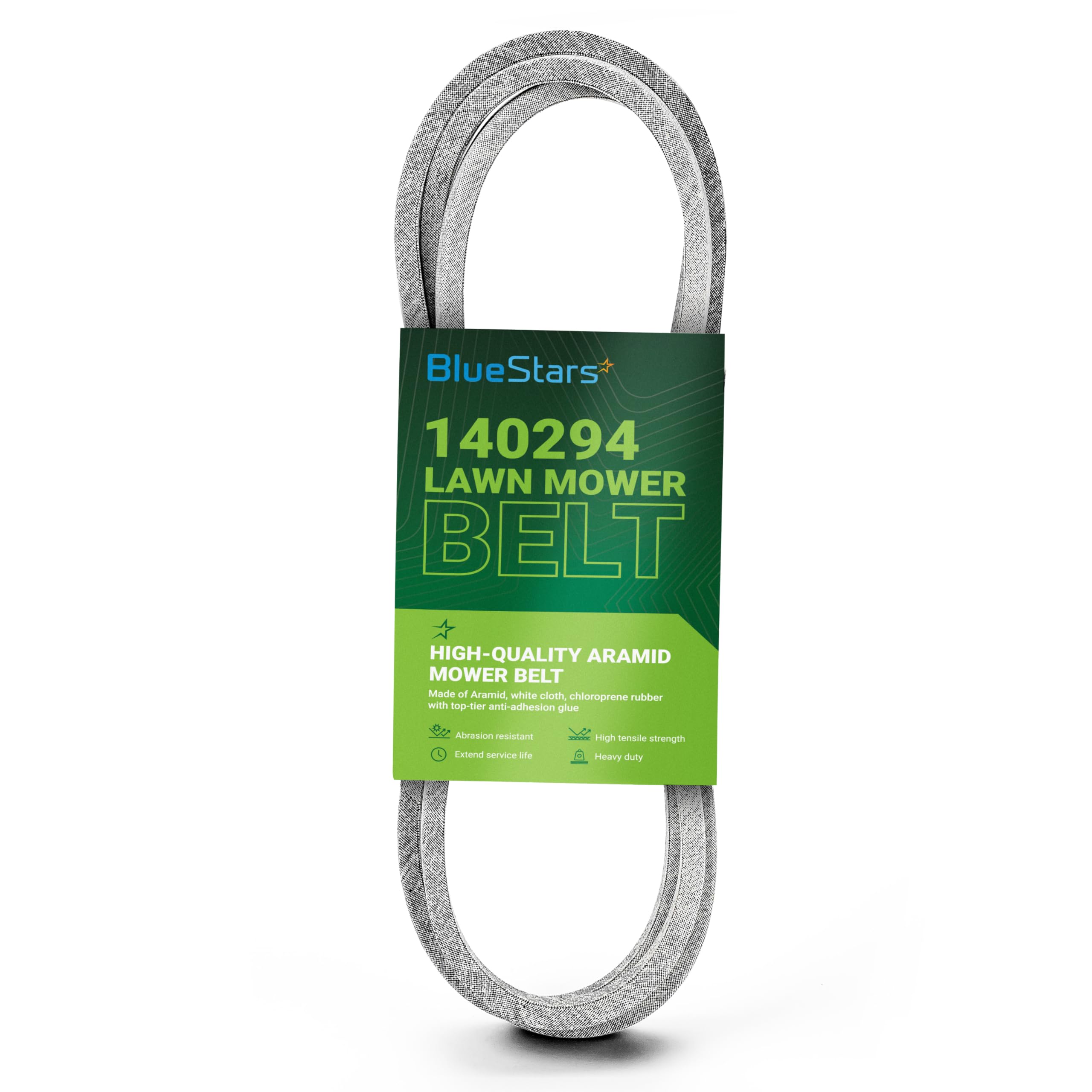 BlueStars 140294 mower belt on deck showing 82inch length for 42in/44in decks
