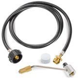 BlueStars 5430 regulator close-up for stable gas flow during outdoor cooking