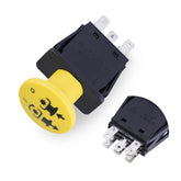 BlueStars 725-3233A clutch PTO switch front view shows rugged ABS housing for outdoor use