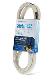 BlueStars 954-0367 drive belt for snow blowers, ready for replacement.