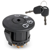 BlueStars 532193350 ignition switch front view, durable ABS housing for reliable starts.