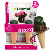 Blumat Classic XL self-watering insert in pot delivering steady hydration for thriving plants.