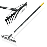 BlumeTrec bow rake head with 17 tines for durable soil loosening.