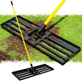 BlumeTrec Lawn Leveling Rake 30x10 helps create an even lawn surface for seeding.