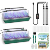 BlumWay seed starter tray with dome and 360-degree grow light
