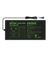 BN-LINK seedling heat mat under a seed tray providing steady warmth for germination
