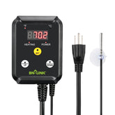 BN-LINK reptile thermostat digital display clearly shows temperature for precise control.